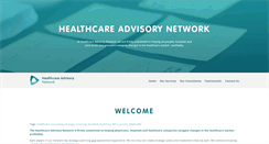 Desktop Screenshot of healthcareadvisorynetwork.com